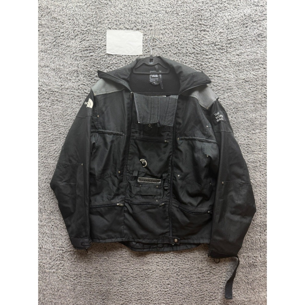 Vintage Y2k The North Face Steep Tech Hooded Apogee Ski Jacket Black Mens Size L
